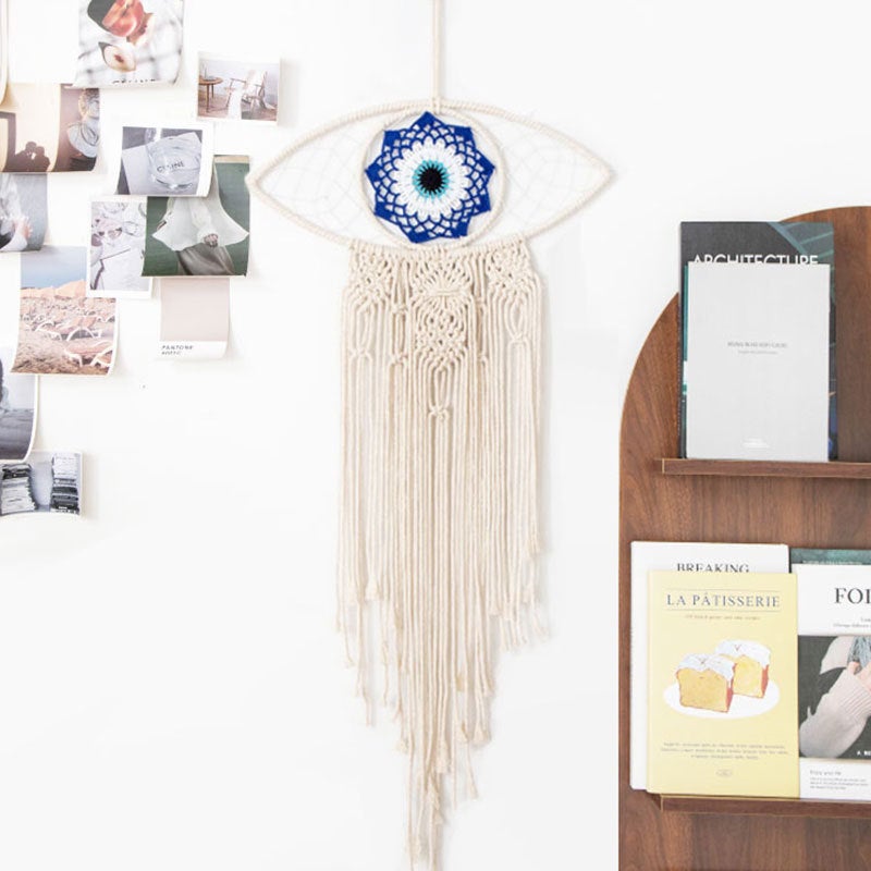 Explosions European-Style Artificial Woven Cotton Rope Tapestry Tassel Home Wall Hanging Decoration Soft Outfit Collection - Image 1